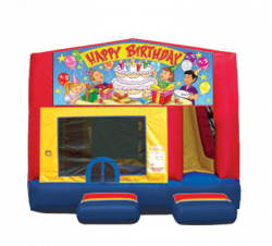 Happy Birthday 5 in 1 Bounce Slide Combo