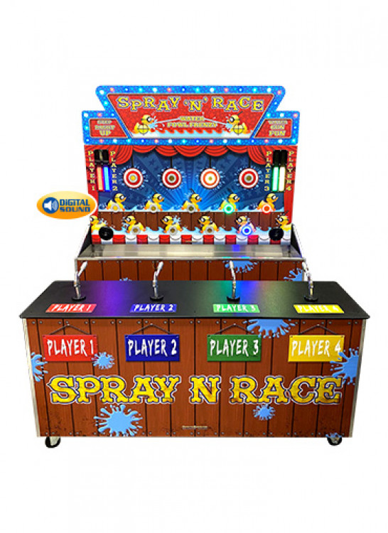 Duck Spray & Race Game