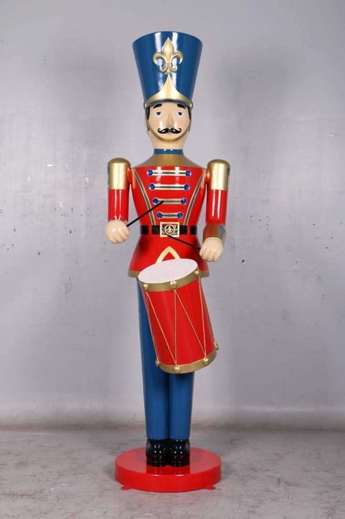 Toy Soldier with Drum - Fiberglass