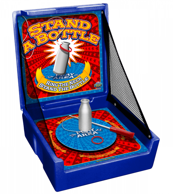 Stand A Bottle Carnival Game