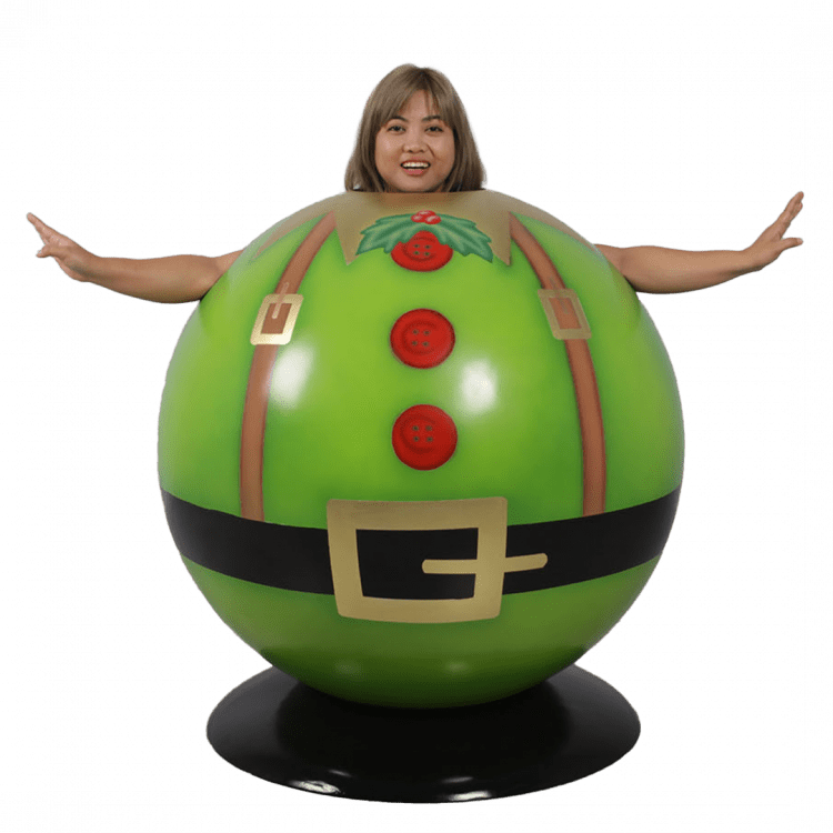 Elf Ball Photo Prop - Fiberglass